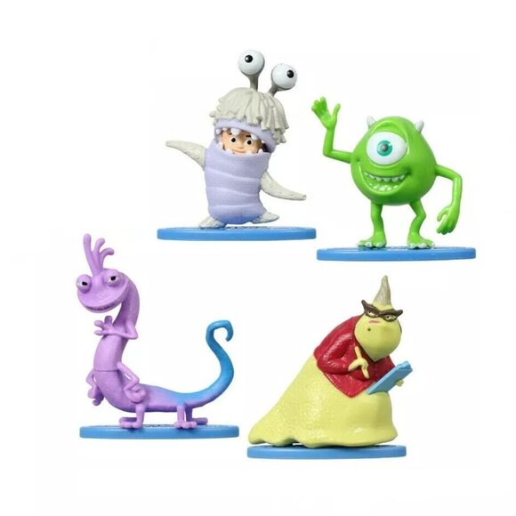 Set of (4) "Monsters, Inc" Figures - Disney/Pixar - Mattel - Mike Wazowski Boo - Picture 1 of 9